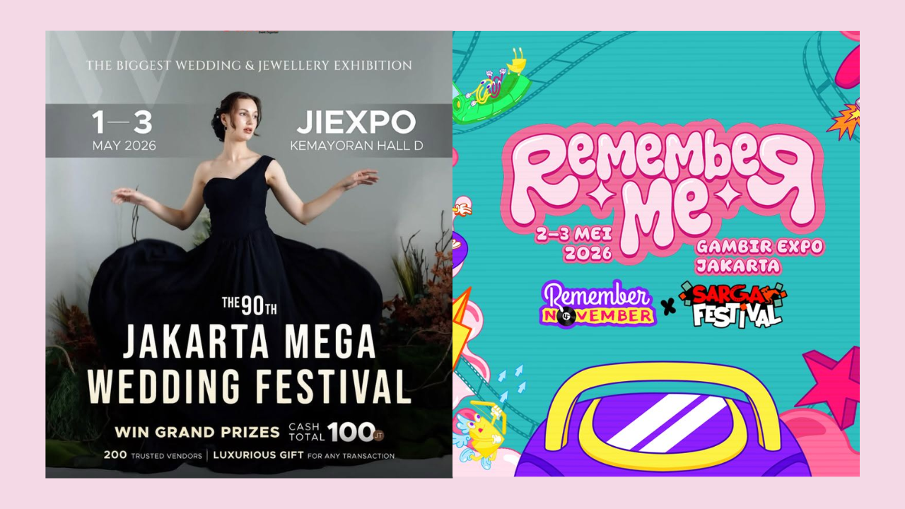 12 Daftar Event Jakarta di JIExpo Kemayoran Mei 2026, Banjir Pameran hingga Festival Musik Seru