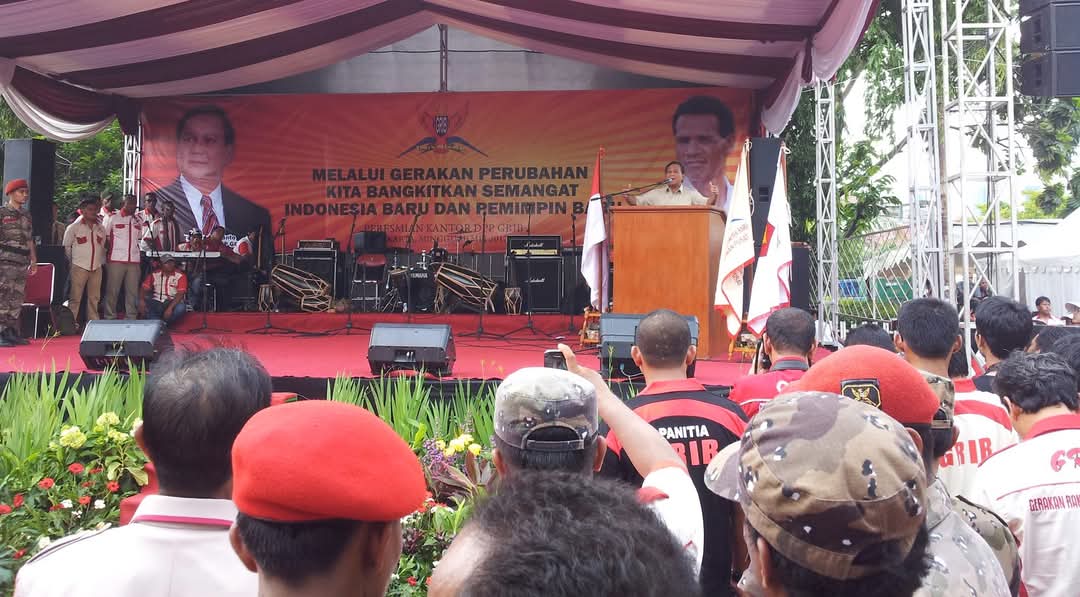 Foto Ini Jadi Bukti Jika Prabowo Resmikan Kantor Grib Jaya di Jakbar! 