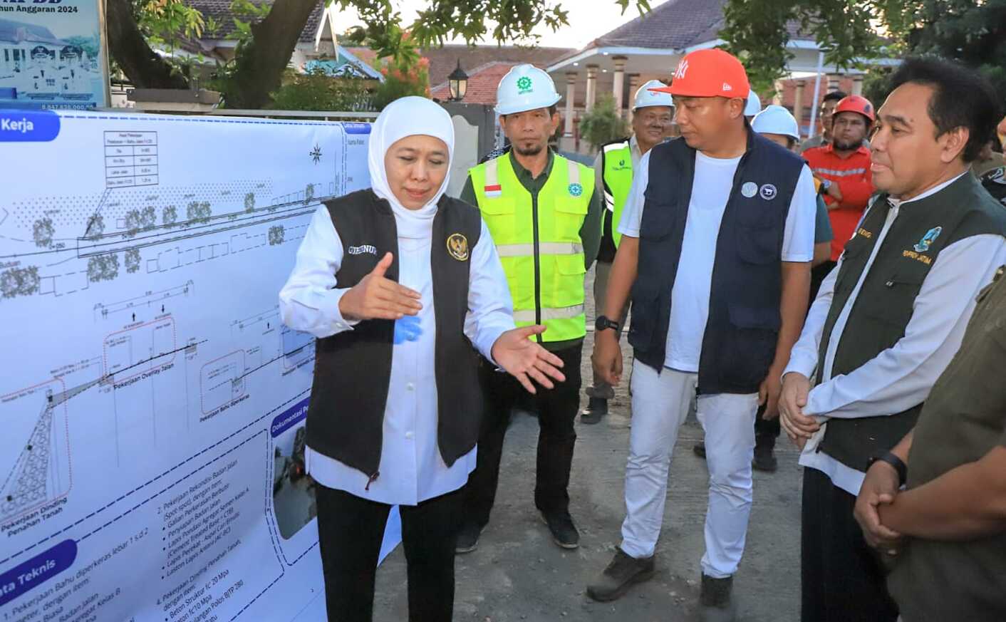 Progres Pelebaran Jalan Buduan-BTS Bondowoso 34,8 Persen, Gubernur Khofifah Targetkan Rampung Sebelum Exit Tol Besuki Selesai