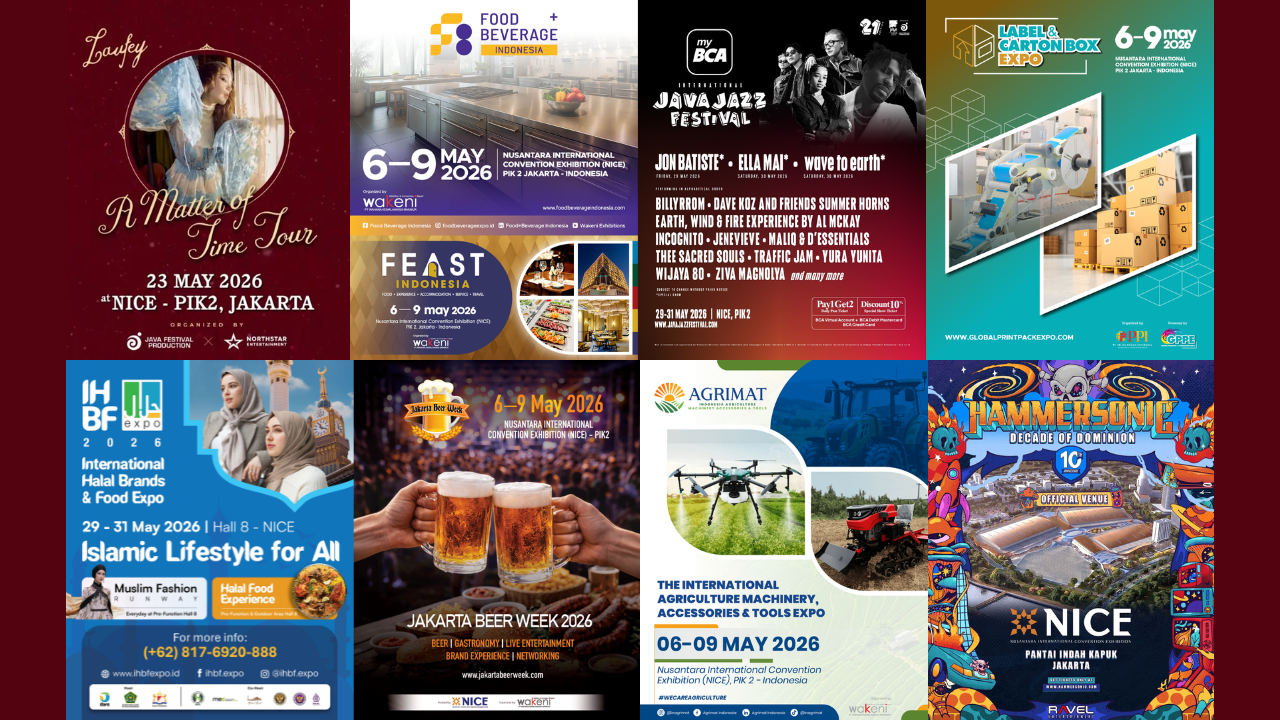 11 Daftar Event Jakarta di NICE PIK Mei 2026, Ada Konser Hammersonic, Laufey, hingga Java Jazz Festival