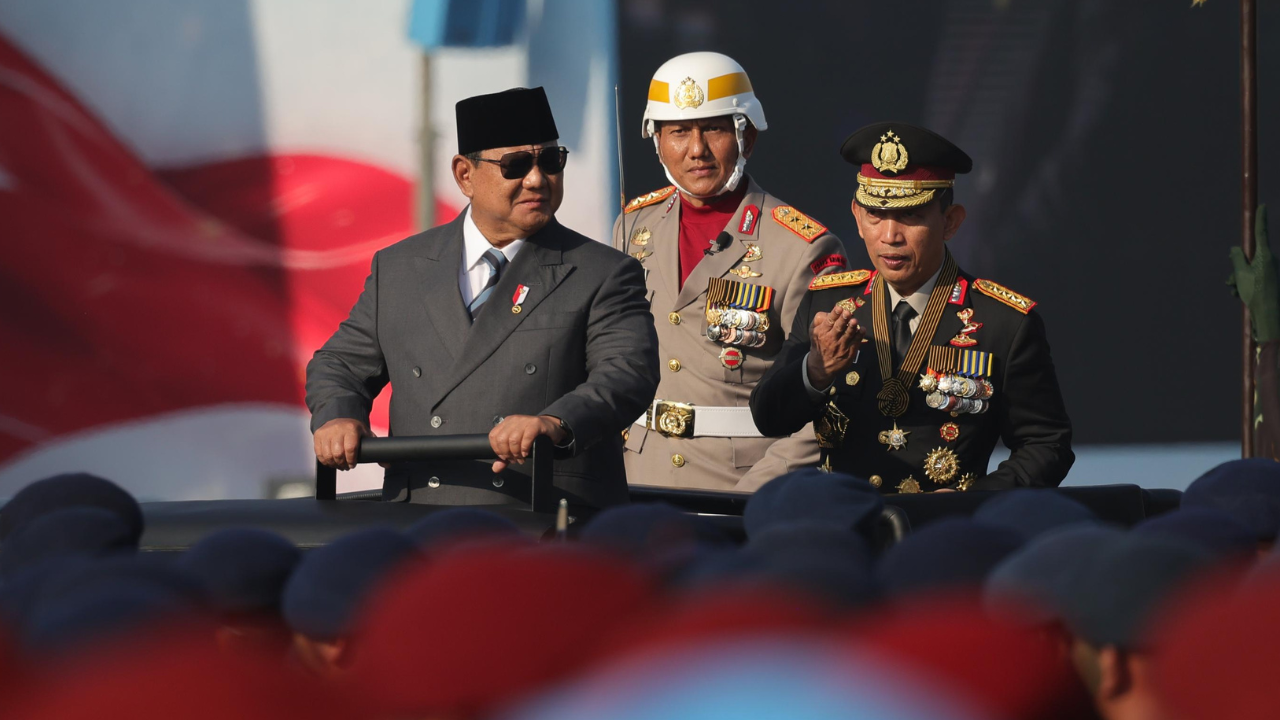 HUT Bhayangkara ke-80, Prabowo Tekankan Hukum Harus Bela Rakyat Kecil dan Bebas Intervensi