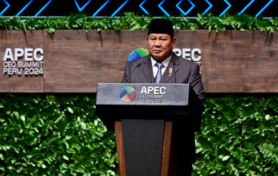 Prabowo Berpidato di Forum APEC CEO Summit 2024, Paparkan Potensi Panas Bumi dan Perairan Indonesia