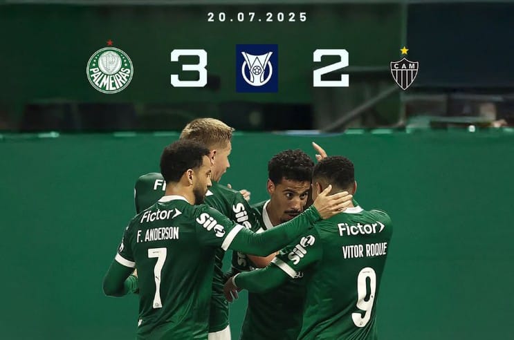 Palmeiras vs Atletico Mineiro 3-2, Brace Hulk Tak Bisa Selamatkan Si Ayam Jantan!