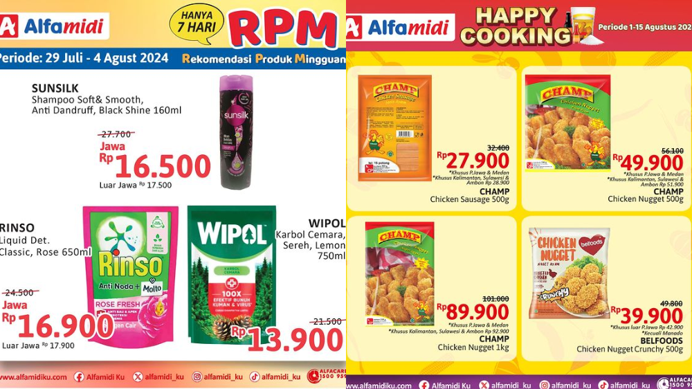 Katalog Promo Alfamidi Hari Ini 1 Agustus 2024, Awal Bulan Bikin Hemat