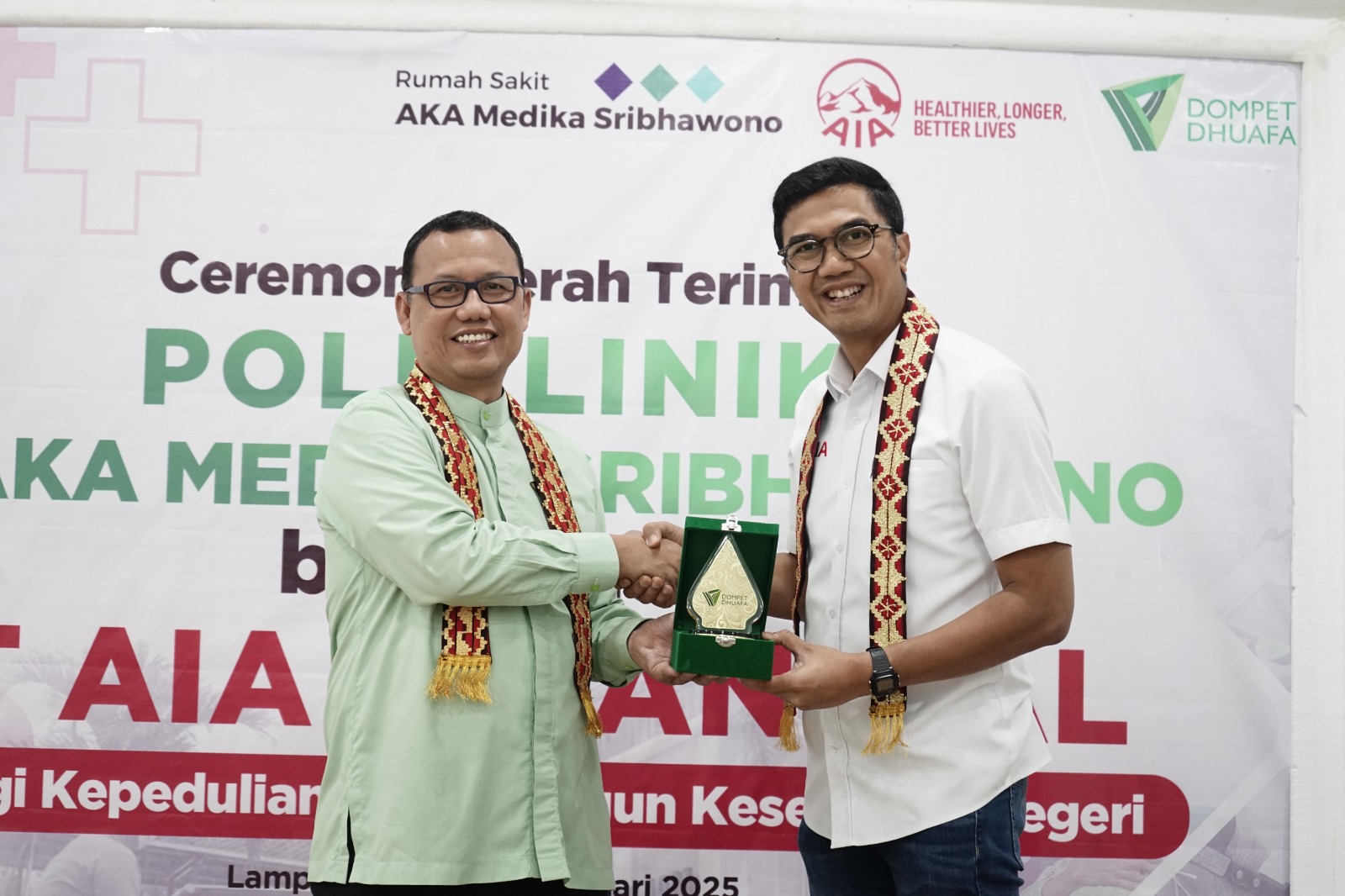 Tingkatkan Layanan Kesehatan RS AKA Medika Sribhawono, AIA Bersama Dompet Dhuafa Kembangkan Poliklinik