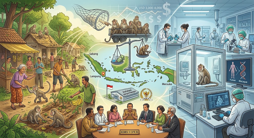 Monyet Ekor Panjang, Hama yang Bernilai Mahal