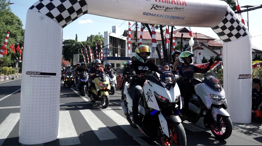 400 Bikers Meriahkan Maxi Yamaha Day 2023 di Tomohon