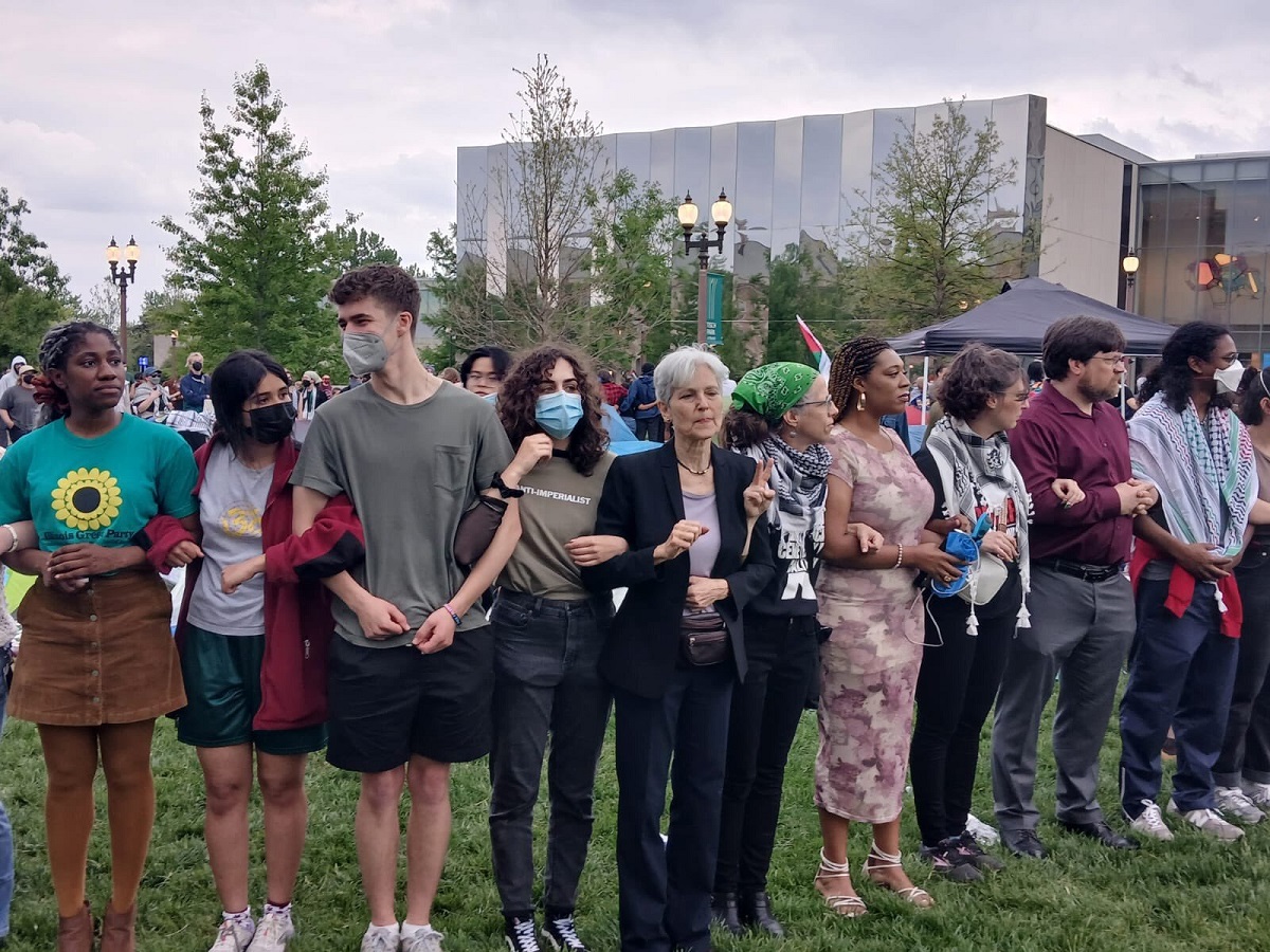 Polisi Menahan Demonstran Pro Palestina di Universitas Washington, Termasuk Kandidat Presiden AS Jill Stein