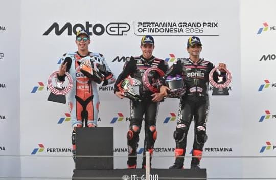 Hasil MotoGP Mandalika 2026: Bezzecchi Juara, Martin Kudeta Marc Marquez di Puncak Klasemen