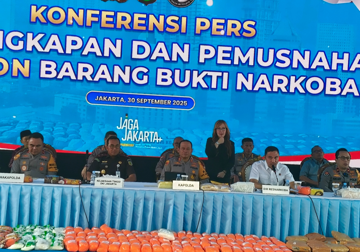 Polda Metro Jaya Bongkar Pabrik Narkoba Jaringan Iran, Sita 200 Kg Sabu dan 13 Ribu Ekstasi