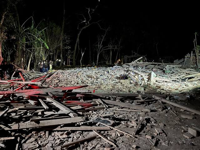 Ledakan Dahsyat di Blitar, 4 Tewas 25 Rumah Hancur