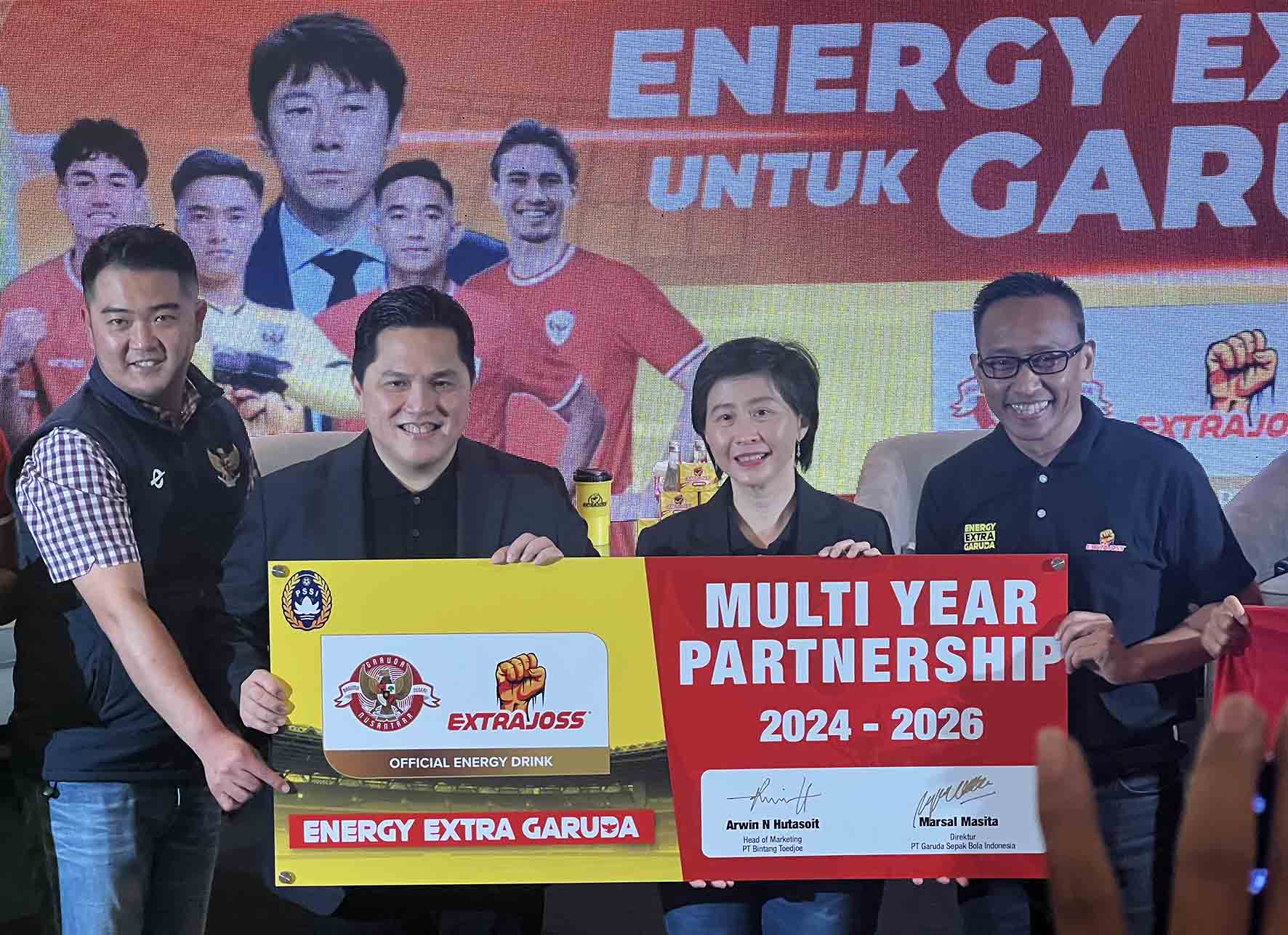 Perayaan 30 Tahun ExtraJoss, Resmi Jadi Sponsor Timnas Indonesia