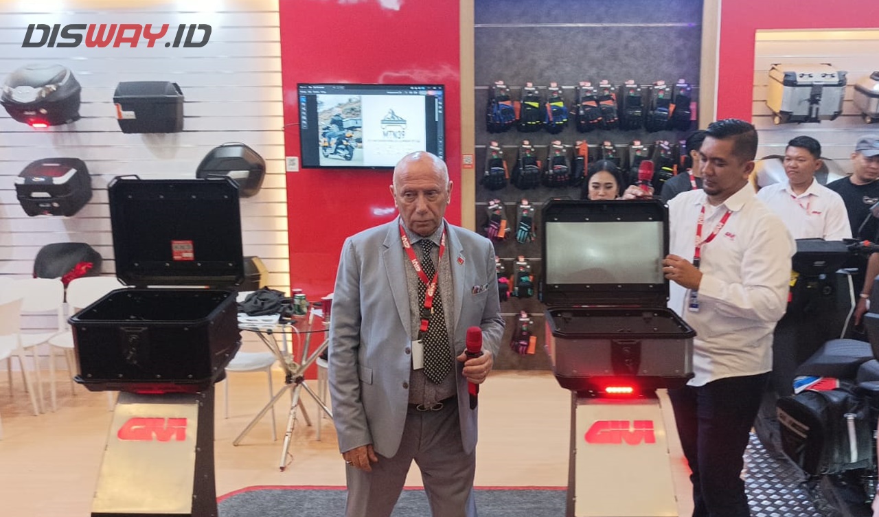 IMOS 2024: GIVI Luncurkan Top Box Aluminium, Desain Terbaru dan Ergonomis