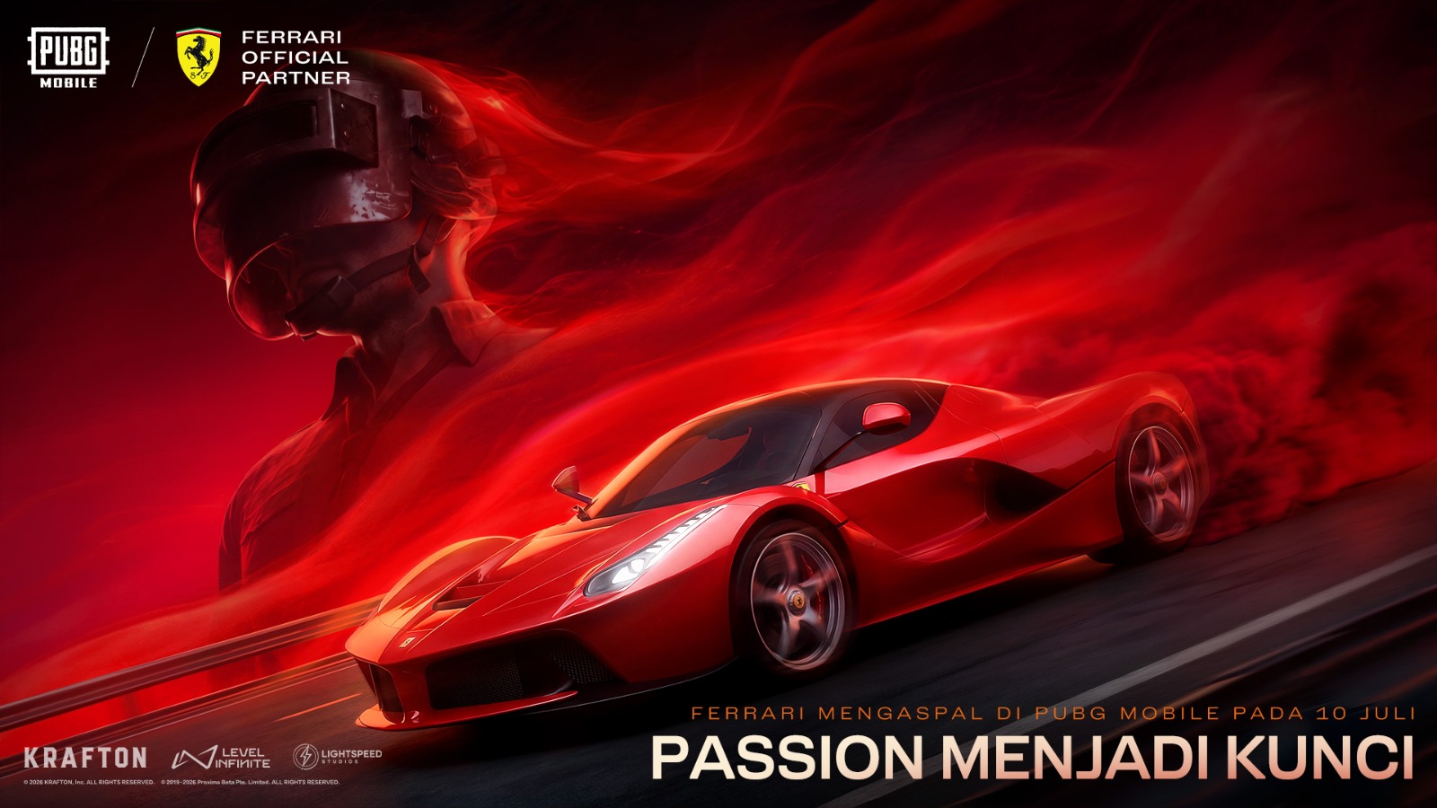 PUBG Mobile Bawa Ferrari ke Battle Royale, Supercar Ikonik Kini Bisa Dikendarai