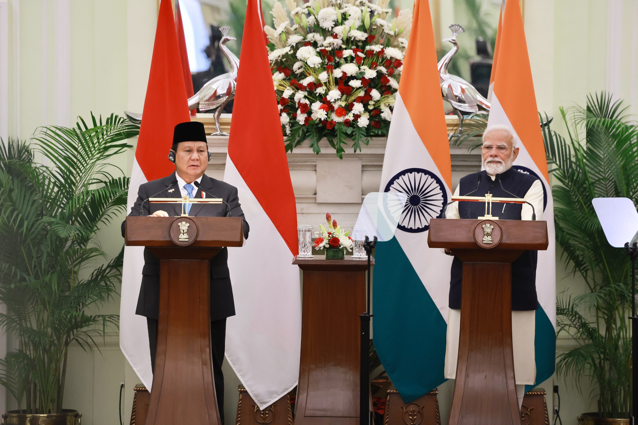 Prabowo Diskusi dengan Modi, Anggap Indonesia-India Sahabat Lama