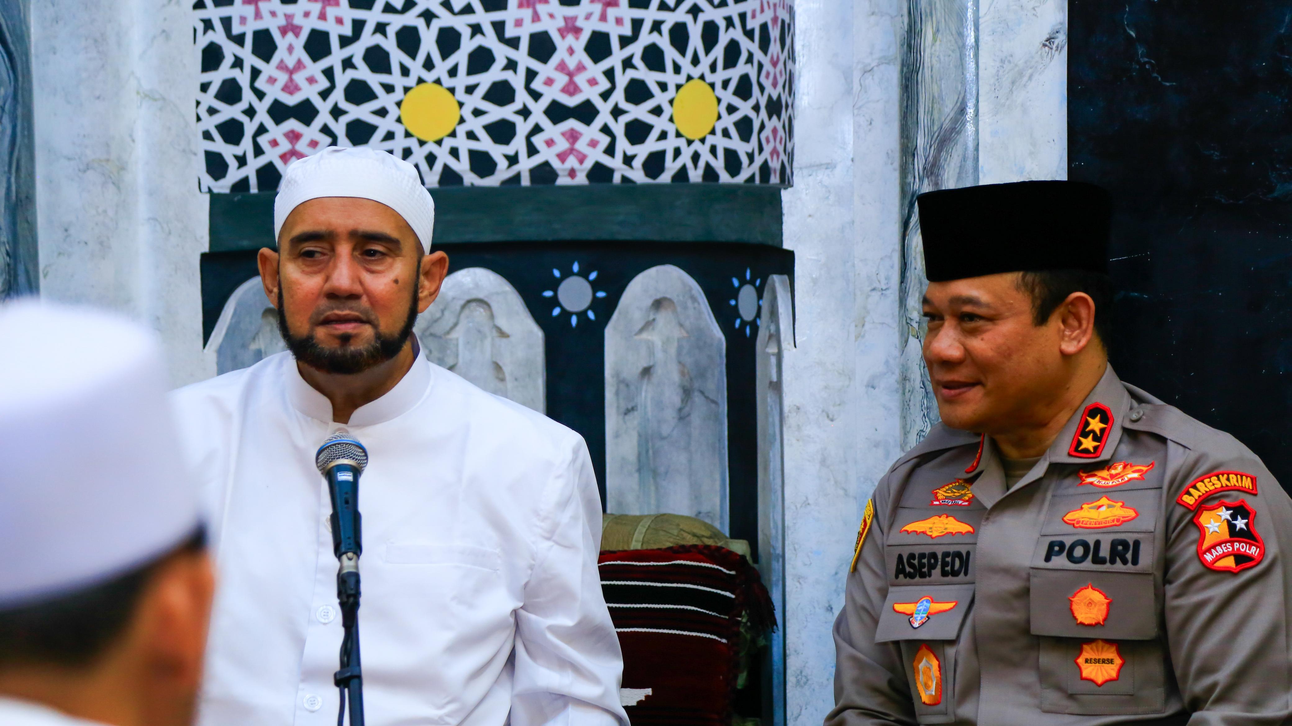 Wujudkan Pemilu Damai, Kaops NCS Polri Ajak Habib Syech 