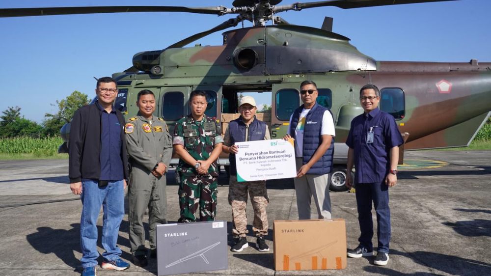 Dirut BSI Pimpin Langsung Distribusi Bantuan ke Aceh, Salurkan 27 Ton Sembako