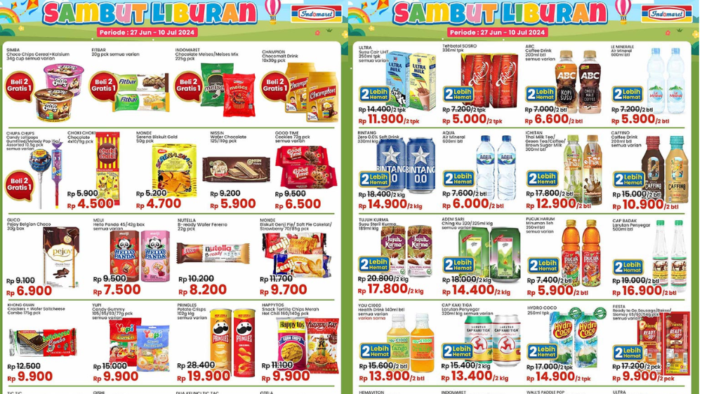 Katalog Promo JSM Indomaret 28-30 Juni 2024 Spesial Libur Sekolah, Aneka Snack Mulai Rp5 Ribuan