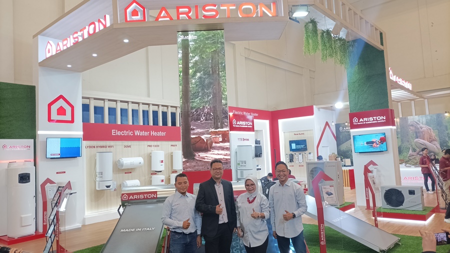 Hadir di IndoBuildTech Expo 2023, Ariston Pamerkan Seluruh Line Up Water Heater Terbaiknya