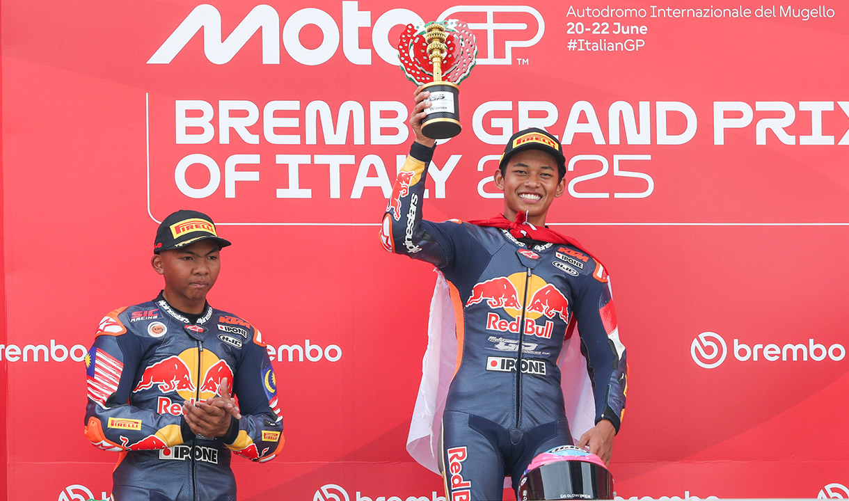 Veda Ega Pratama Kembali Juarai Red Bull Rookies Cup 2025
