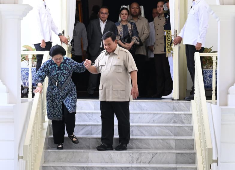 Pertemuan 2 Jam di Istana, Prabowo dan Megawati Bahas Geopolitik Global