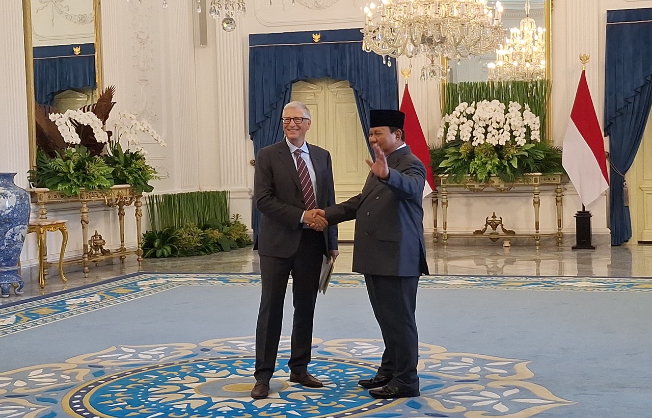 Prabowo: RI Bakal Jadi Tempat Uji Coba Vaksin TBC Besutan Bill Gates