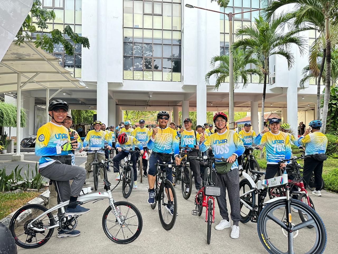 Unair Bike 70SS, Gowes untuk Kebersamaan dan Kesehatan