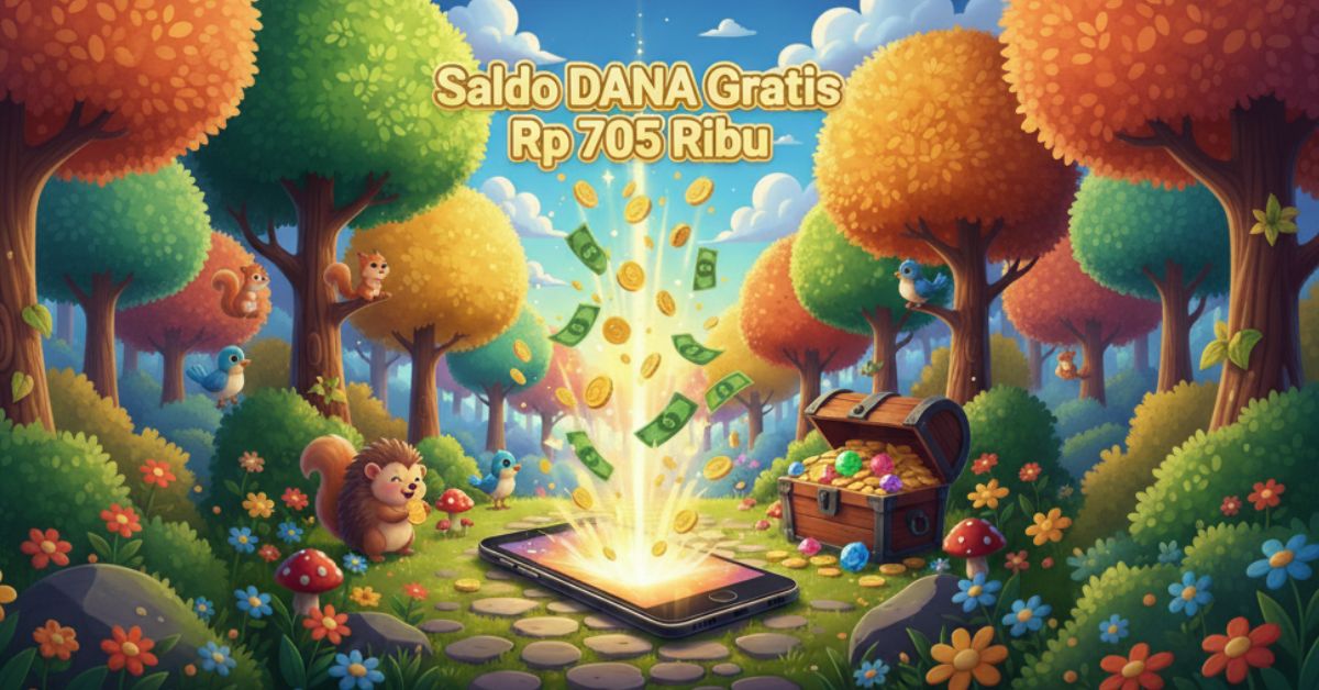 Cair! Nomor Kamu Ditransfer Saldo DANA Gratis Rp705 Ribu dengan Game Forest Tiles