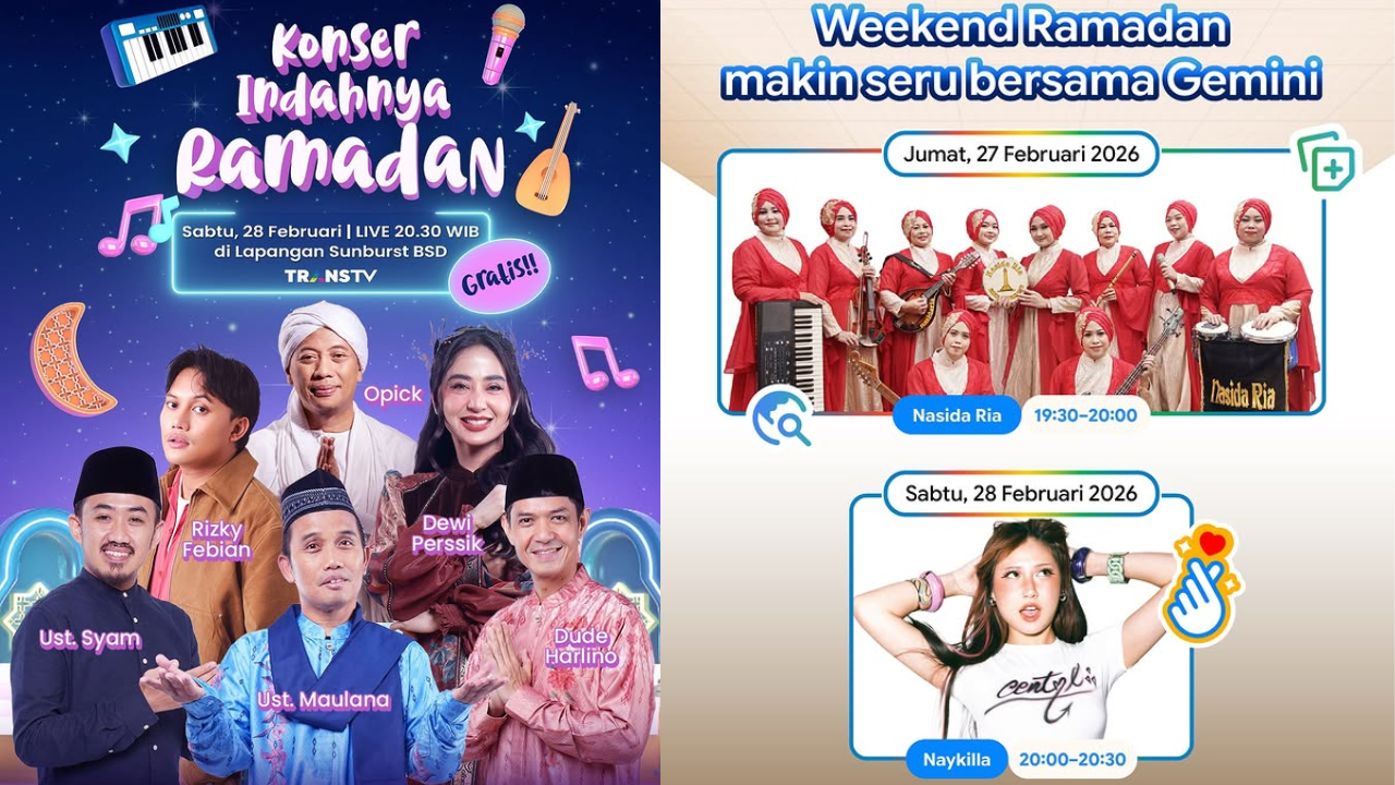 8 Konser Gratis Jabodetabek Ramadhan 27 Februari-1 Maret 2026, Ngabuburit Bareng Opick hingga Naykilla!