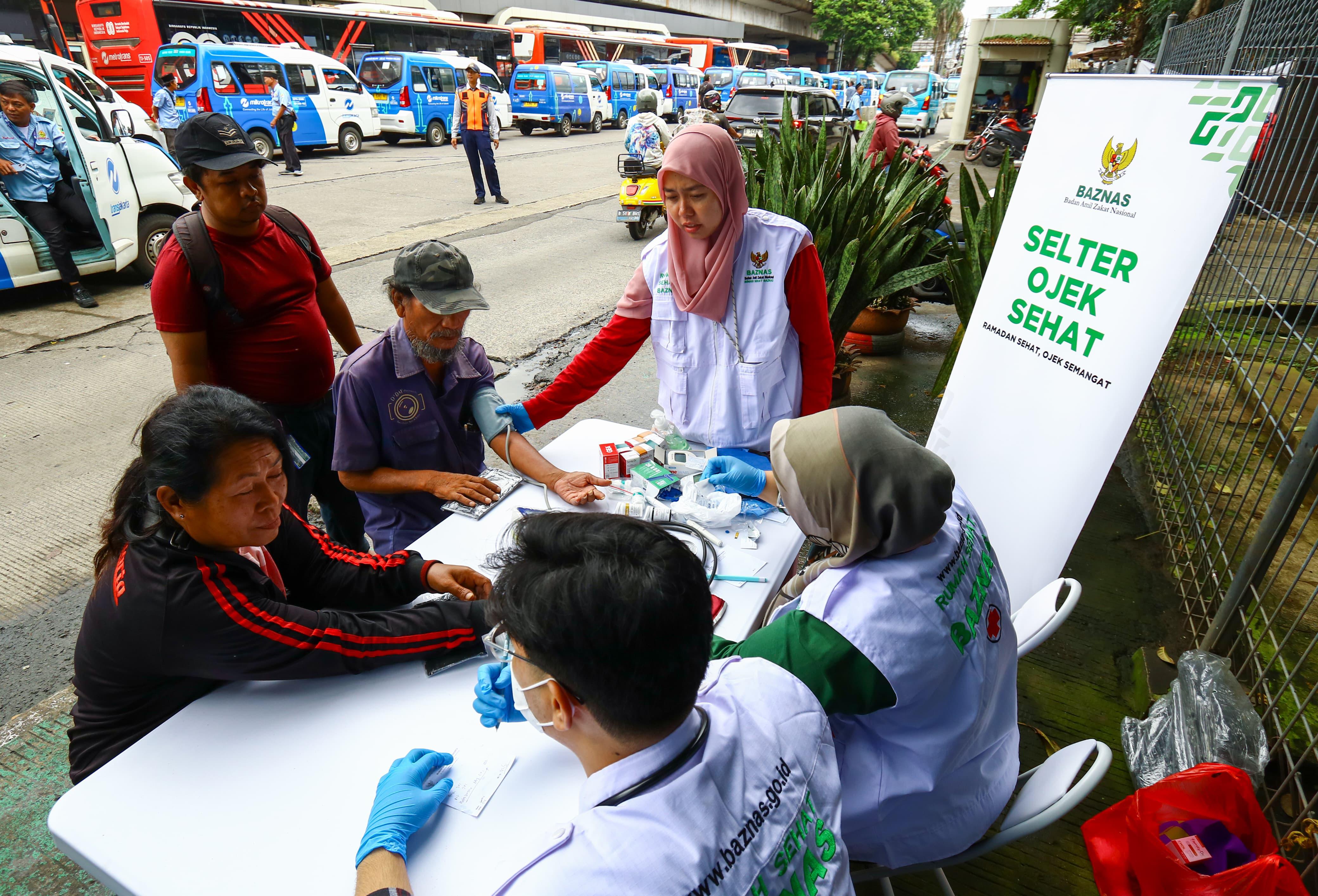 Ramadan Lebih Sehat, Baznas Perluas Layanan Gratis Selter Ojek Sehat Untuk 3000 Warga