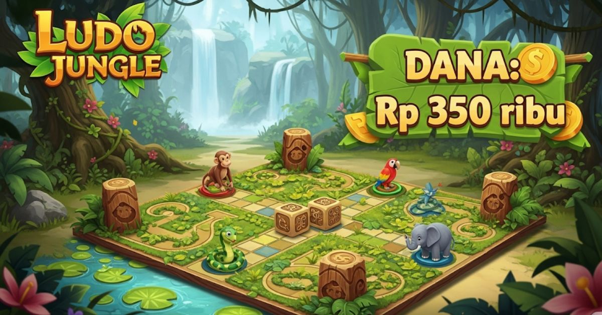 Aplikasi Penghasil Saldo DANA Ludo Jungle, Dapat Uang Rp 350 Ribu!