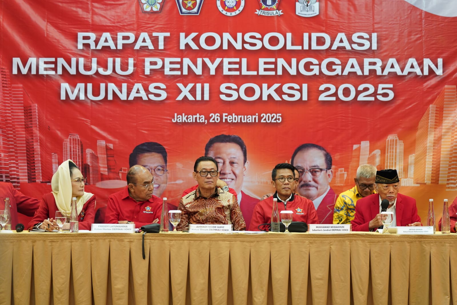 Ahmadi Noor Supit Tegaskan SOKSI Sejalan Partai Golkar, Beri Sinyal Regenerasi di Munas 2025