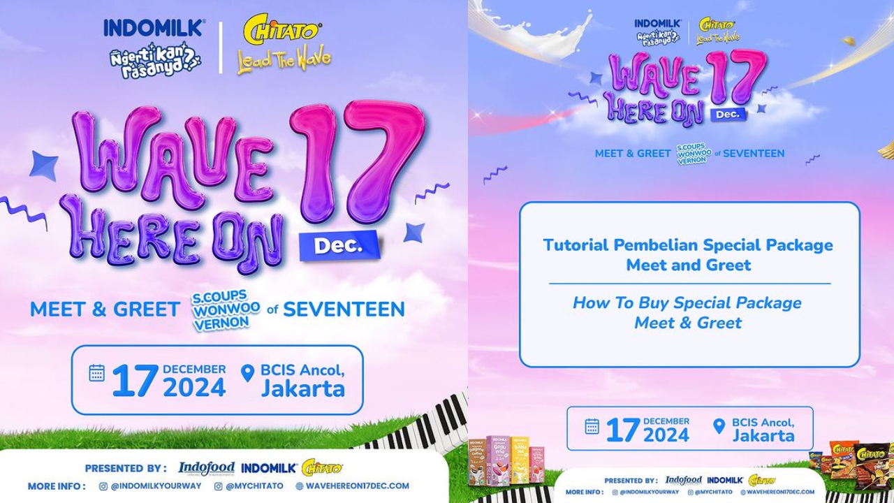 Link dan Cara Beli Tiket Meet and Greet SEVENTEEN di Jakarta Kategori Chips, Dibuka Hari Ini Pukul 10.00 WIB