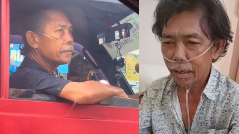 Viral Sopir Angkot Tetap Narik dengan Selang Oksigen di Hidungnya, Diduga Punya Sakit Jantung