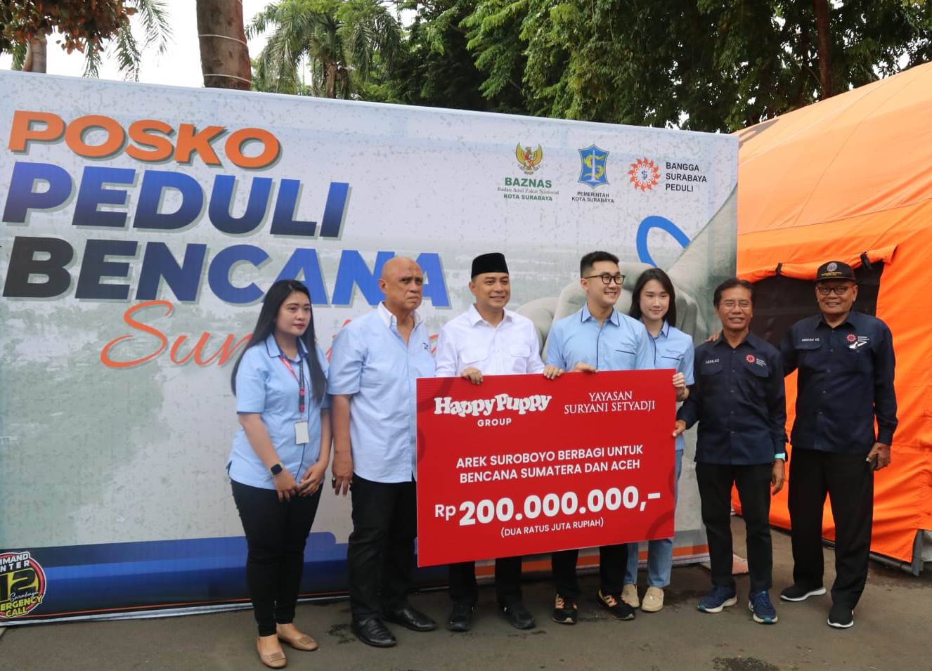 Happy Puppy Sumbang Rp200 Juta, Total Donasi Surabaya Tembus Rp1,5 Miliar