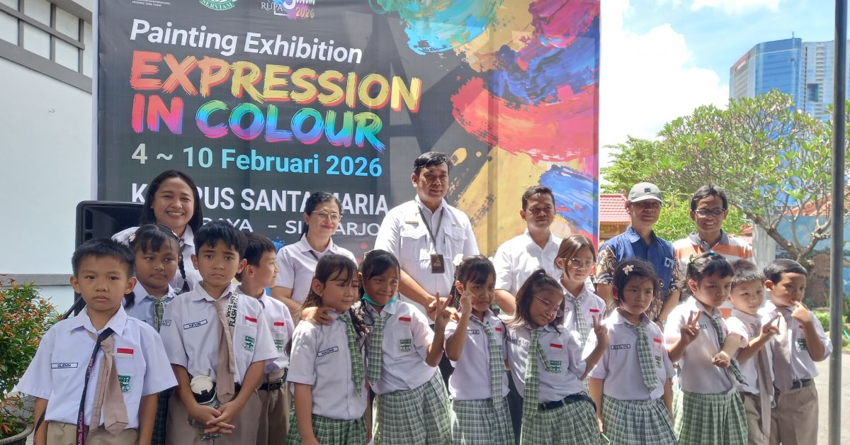 Pameran Seni Expression in Colour, Wujud Kebebasan Berekspresi Anak Tanpa Gawai
