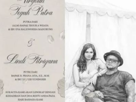 Penampakan Undangan Pernikahan Virgoun, Besok Bakal Lepas Status Duda Menikahi Lindi Fitriyana