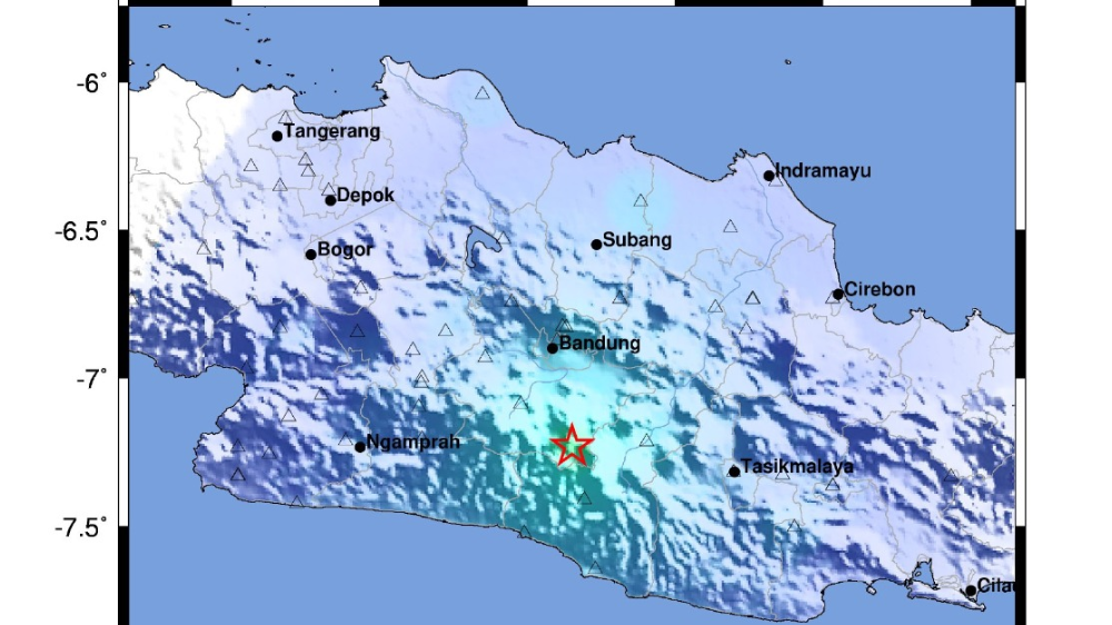 Aktivitas Sesar Garsela Jadi Pemicu Gempa Bumi M5,0 yang Guncang Bandung Hari Ini