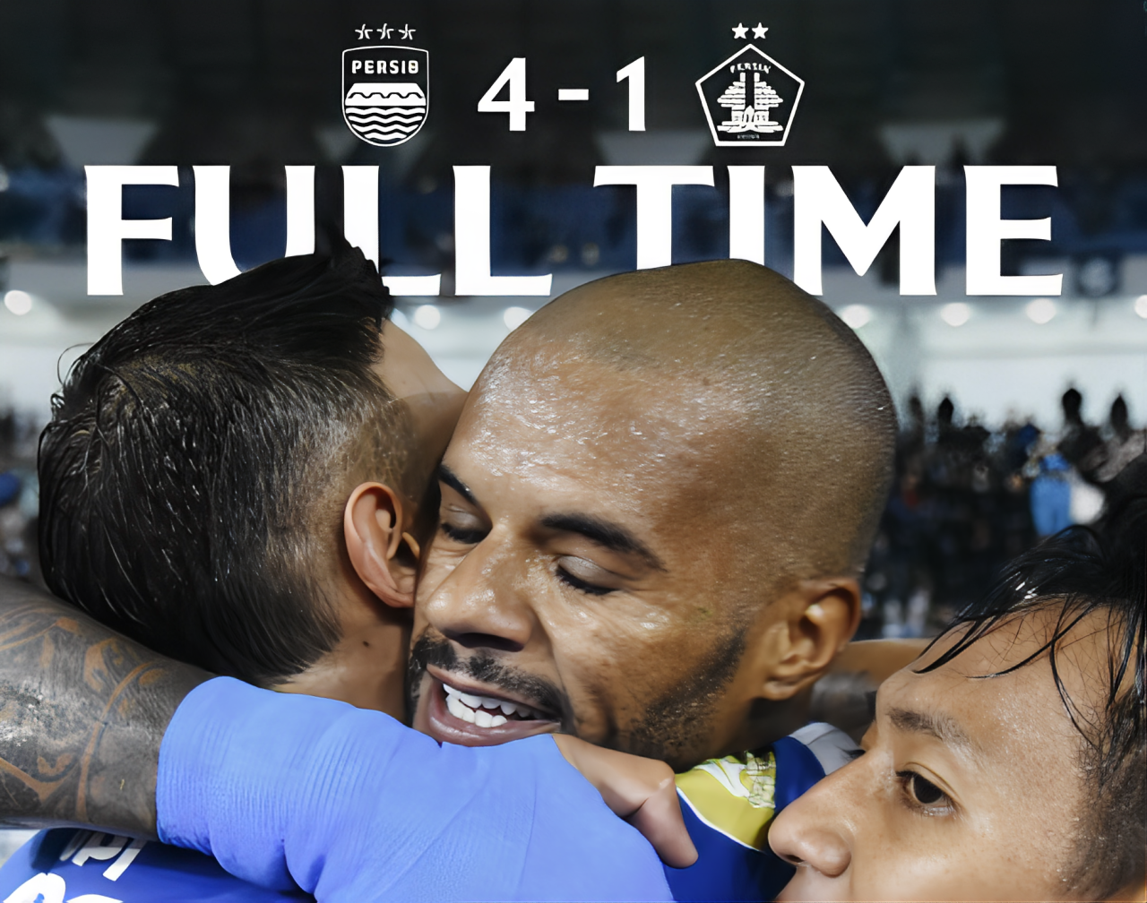 Persib Hajar Persik 4-1: Maung Bandung Sudahi Tren Minor 3 Laga Terakhir!