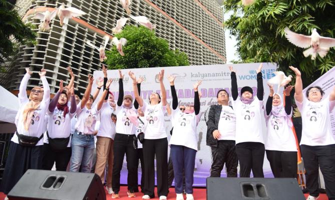 Bawaslu Jamin Ruang Aman Bagi Perempuan, Deklarasi Kampanye Pemilihan Damai Bersama Kementerian PPPA dan KPU