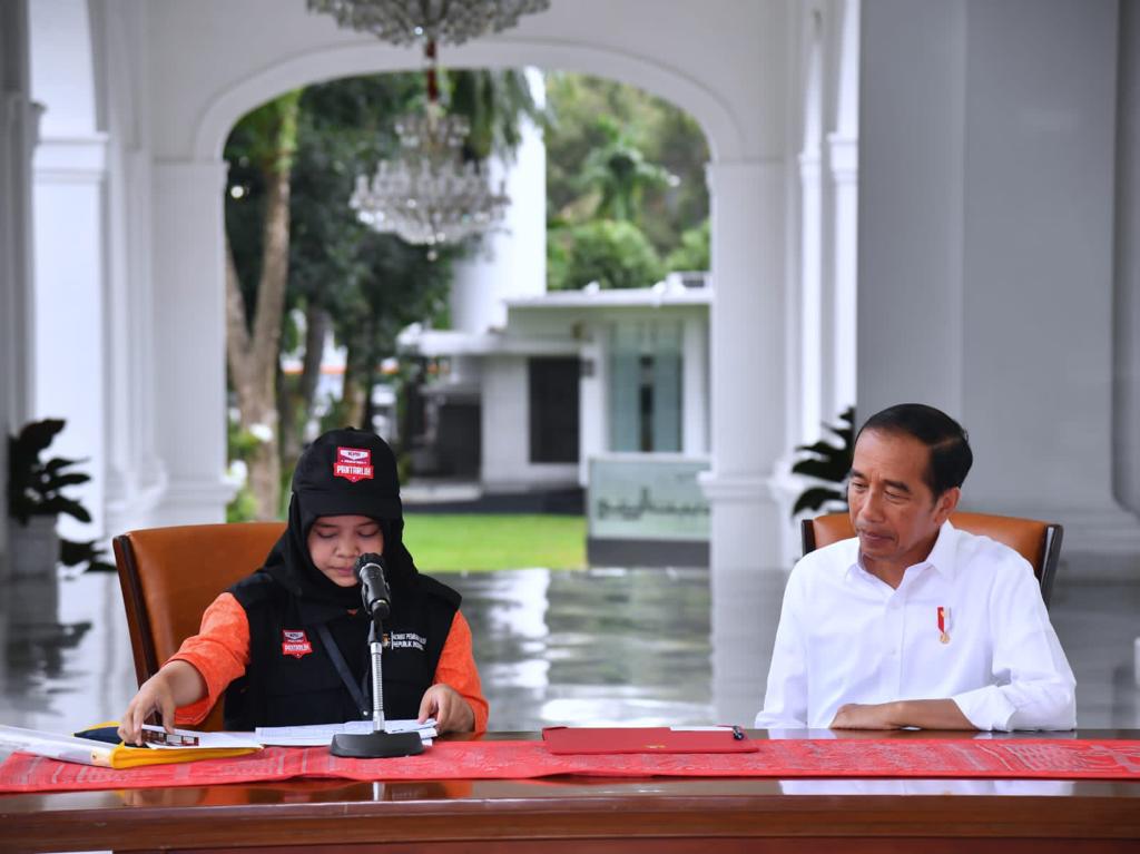 Presiden Joko Widodo dan Iriana Resmi Terdaftar di TPS 10 Kelurahan Gambir