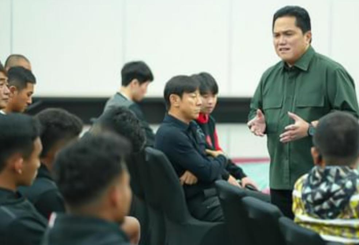 Erick Thohir Mengajak Pemain Skuad Garuda Muda untuk Kembali Mengukir Sejarah