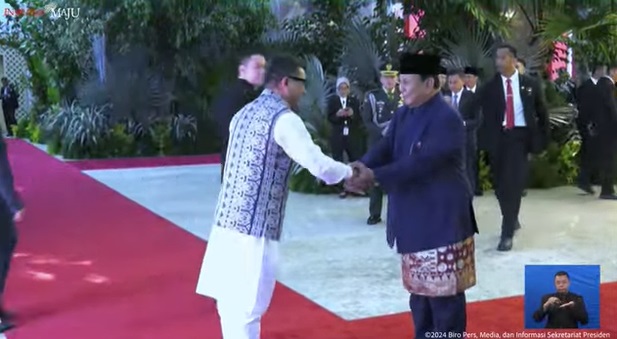 Potret Prabowo Sambut Tamu Negara Jelang Pelantikan Presiden dan Wakil Presiden 2024-2029