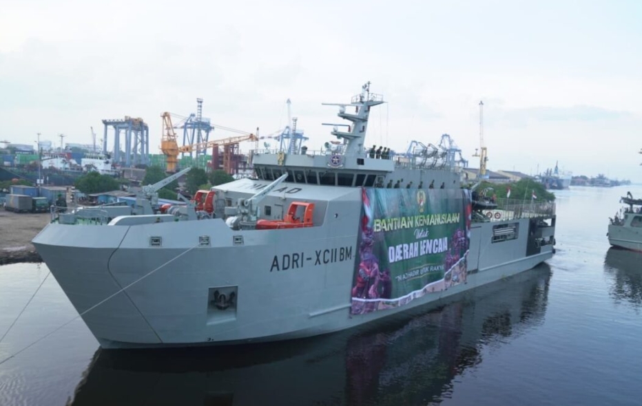 TNI AD Kerahkan Kapal ADRI XCII-BM ke Sumatera: 8.690 Koli Logistik Bantuan Bencana Dilepas dari Tanjung Priok