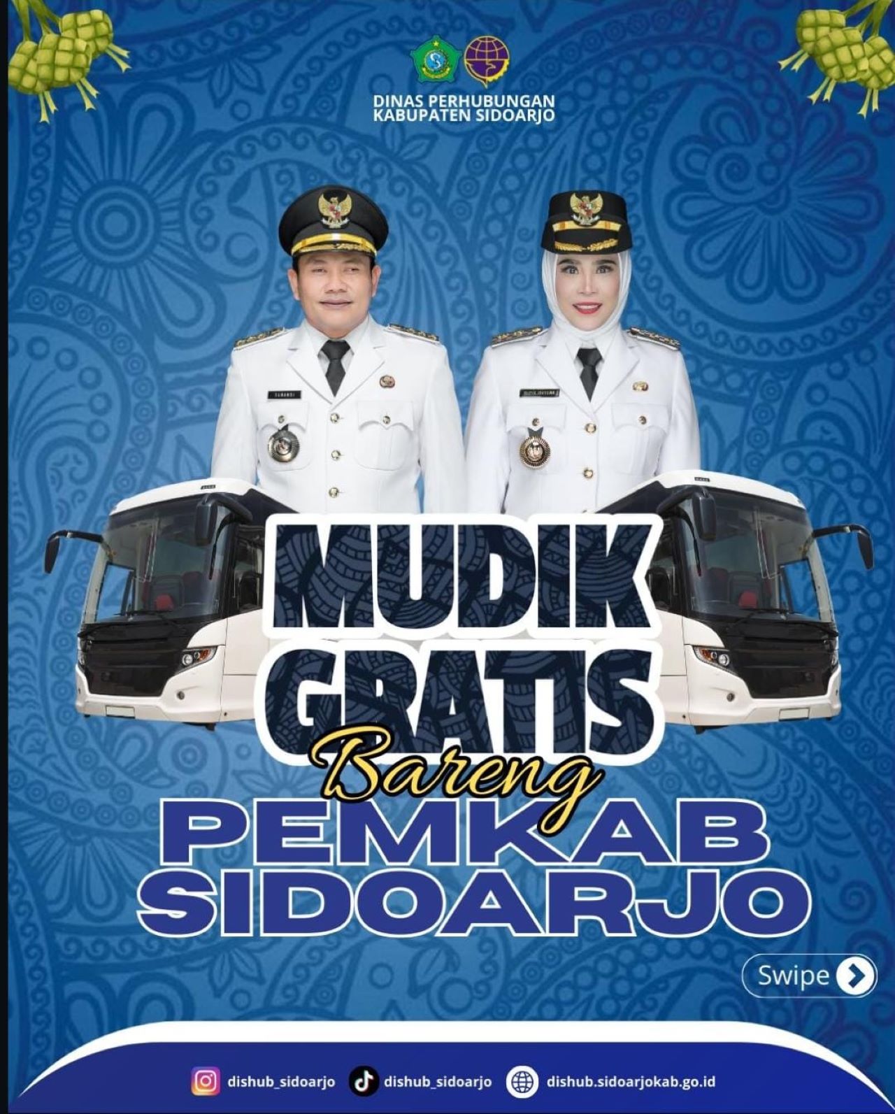 Cara Daftar dan Informasi Rute Mudik Gratis Pemkab Sidoarjo