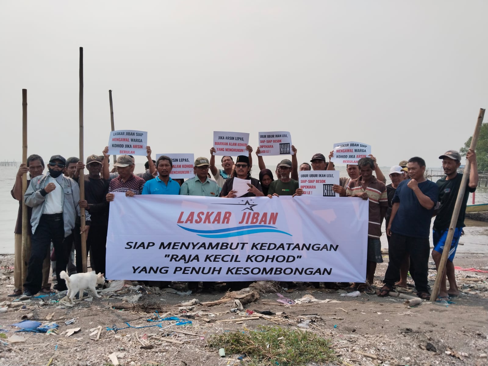 Masa Penahanan Kades Kohod Arsin Habis, Laskar Jiban Gelar Pernyataan Sikap!