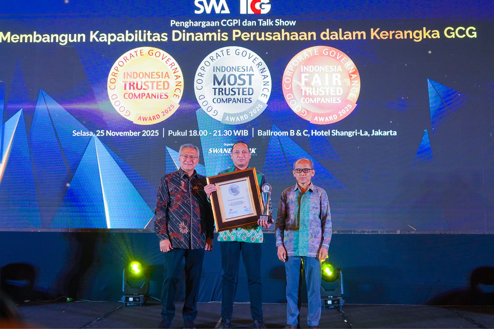Bank Raya Raih “Most Trusted” Company di CGPI Award 2024, Buktikan Tata Kelola Perusahaan yang Transparan dan Akuntabel