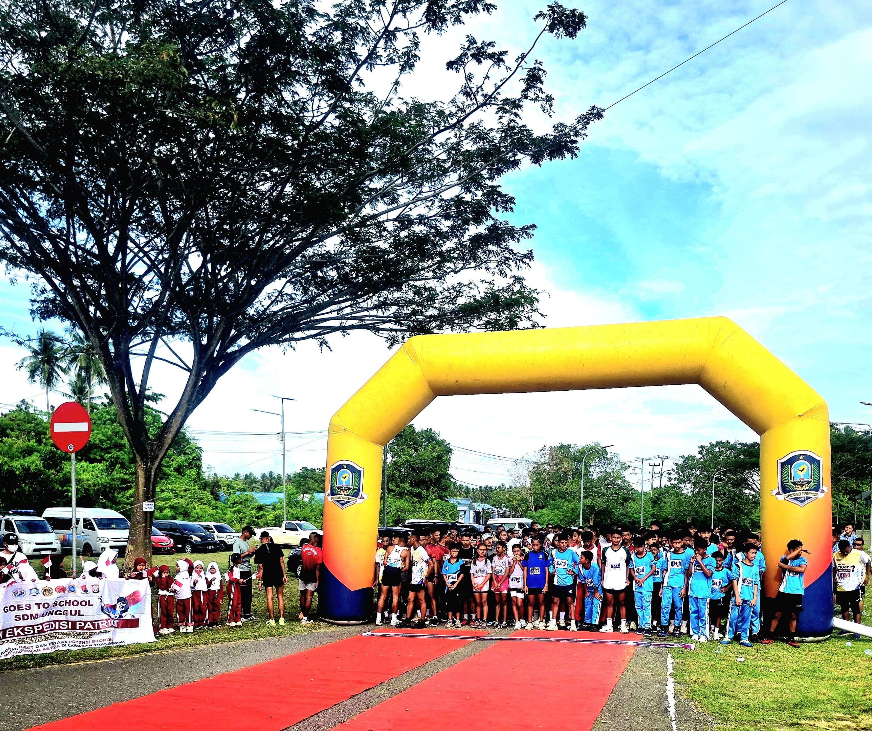 Lari 5K Sambil Galang Dana Bencana Banjir Sumatera di Patriot Morotai MoroRun 2025