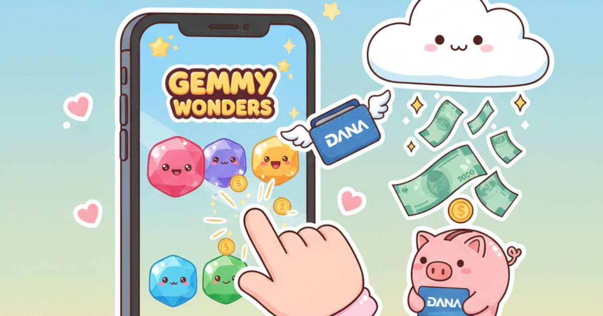Main Game Dapat Saldo DANA dari Gemmy Wonders, Cuma Pencet Layar Cair Rp39 Ribu!