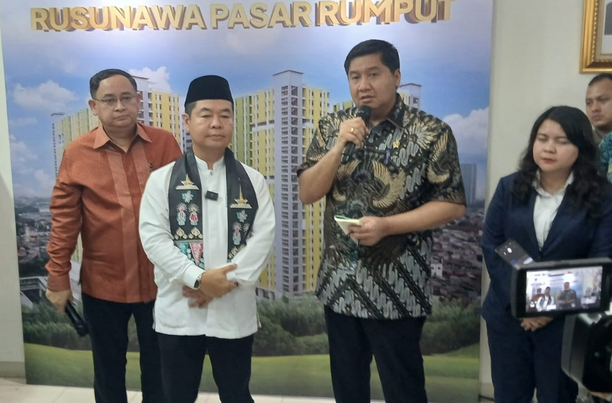 Menteri PKP sebut Warga Relokasi Kali Ciliwung Gratis Selama 1 Tahun di Rusun Pasar Rumput